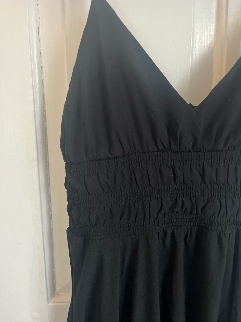 witchy asymmetrical black dress